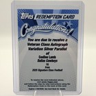 2025 Topps Signature CeeDee Lamb Veteran Class Autographs (RAW)