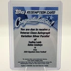 2025 Topps Signature CeeDee Lamb Veteran Class Autographs (RAW)