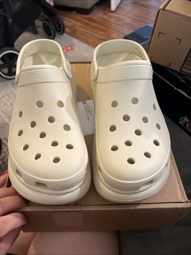 Crocs White/Bone men’s size 13 new in replacement box - Picture 2 of 5