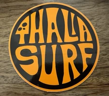 THALIA Surf Surfing  Glossy Vinyl STICKER Vintage Laguna Beach California