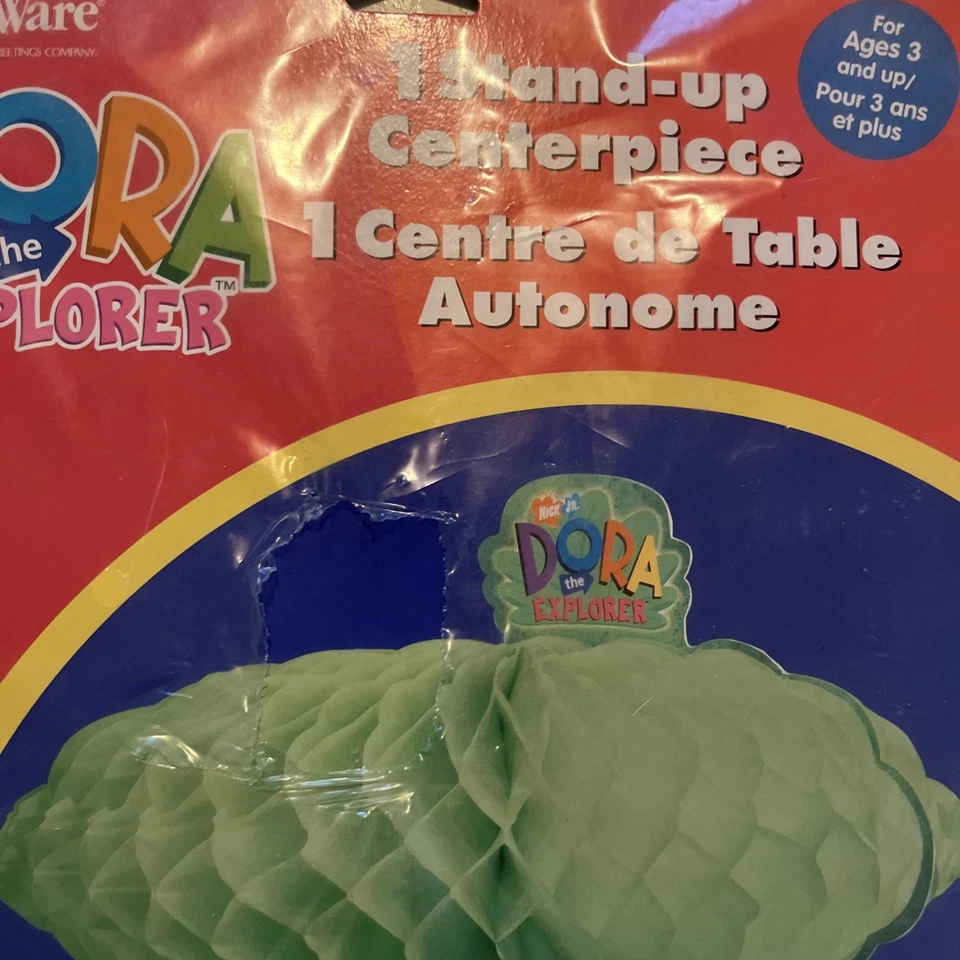 Dora The Explorer Decoration NWT Honeycomb Stand Up Centerpiece - Image 2 of 4