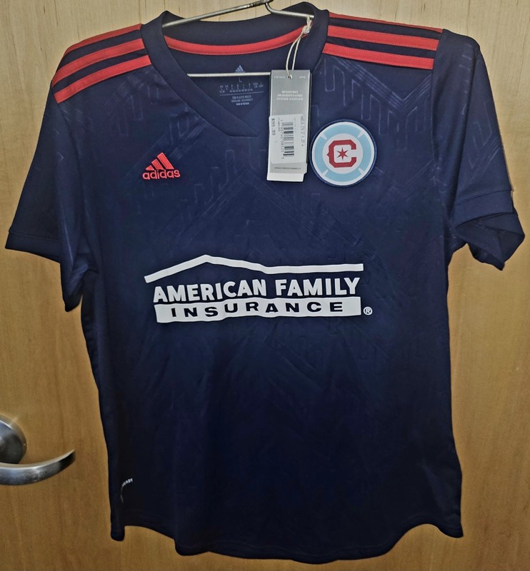 Womens Large Aeroready Adidas American Family Insurance MLS Soccer Jersey Shirt