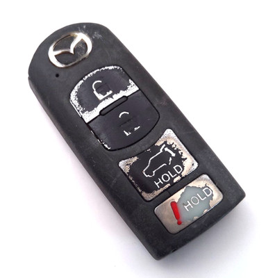 OEM 2010-2015 MAZDA CX-7 / CX-9 SMART KEY REMOTE FOB WAZX1T763SKE11A04 WORN