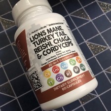 Lions Mane Clean Nutraceuticals 20 In 1 Mushroom Complex Heart Reishi 06/2026