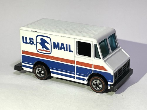 “CUSTOM MADE REDLINE” HOT WHEELS HK 'US MAIL' ENAMEL DELIVERY MAIL TRUCK - Picture 2 of 6