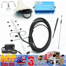 Cell Phone Signal Amplifier 3G/4G Extender GSM/CDMA Repeater W/ Yagi Antenna Kit