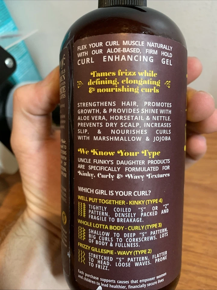 Uncle Funky's Daughter Curly Magic Curl Stimulator For Wavy Textures (18 Oz) - Image 3 of 3