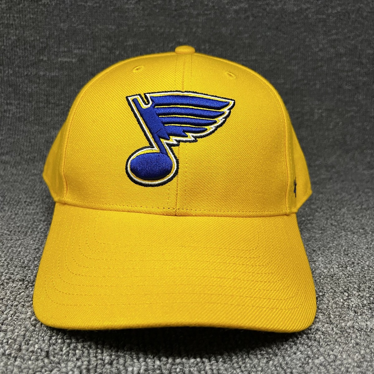 St. Louis Blues '47 Brand MVP Adjustable Hat Gold Yellow NHL Curved Brim Cap