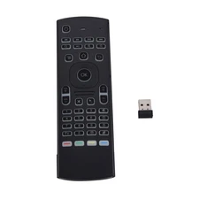 81 Keys 2.4G RF Backlit Fly Air Mouse TV Remote Control For KODI TV BOX PC
