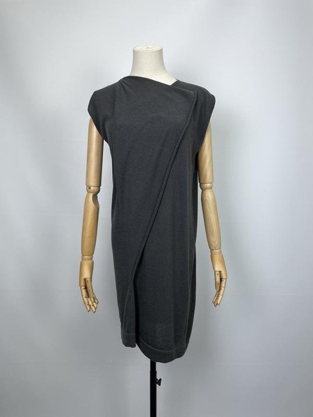 Women COS Dress Grey Polyamide 34 / XS / 42