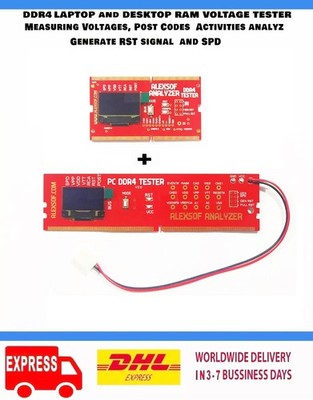 DDR4 LAPTOP and DESKTOP RAM VOLTAGE TESTER  POST codes activities