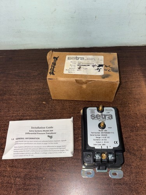 #ad #ad NOS SETRA 2641R25WB11T1C DIFFERENTIAL PRESSURE TRANSDUCER B353 $99.99