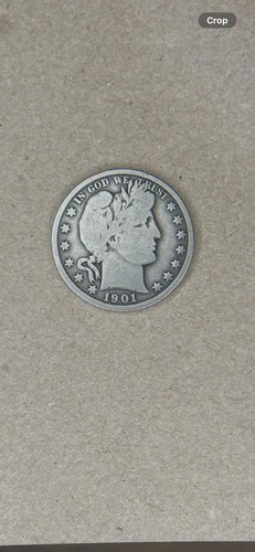 1901 barber half dollar