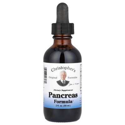 Christopher s Original Formulas Pancreas Formula 2 fl oz 59 ml Chemical-Free