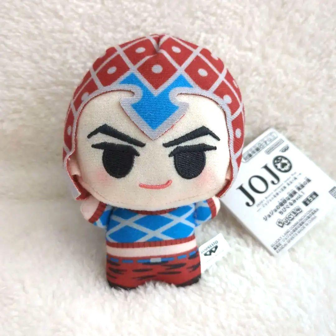 Peluche JoJo's Bizarre Adventure – Guido Mista & SP 6770 – Taille 14 Cm – Figurine Tout Doux En Polyester – Collectionneur Ou Cadeau Fan