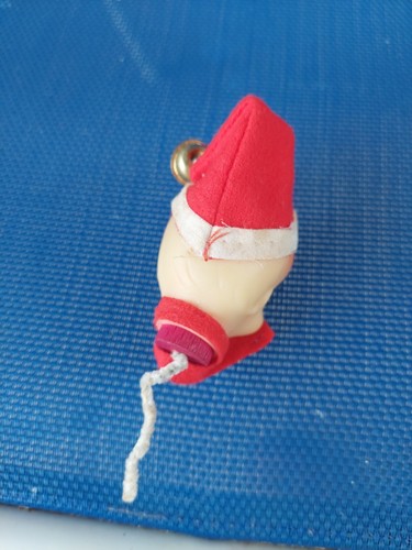 Abrazaderas de rodilla de elfo vintage adornos de Navidad solo cabeza - Imagen 3 de 4