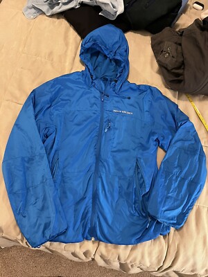 Helly Hansen Odin Stretch Hooded Insulated Jacket Mens Blue Sz XL
