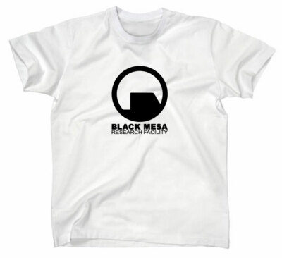 Black Mesa Research Facility HL Logo T-Shirt Fan Fanshirt Aperture Labs