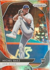 2020 Panini Prizm Michel Baez #90 Cosmic Haze Prizm SP RC