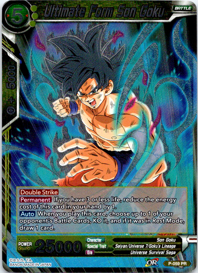 Ultimate Form Son Goku P-059 Promo Foil Dragon Ball Super
