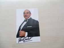 David Suchet (Poirot) signed RARE