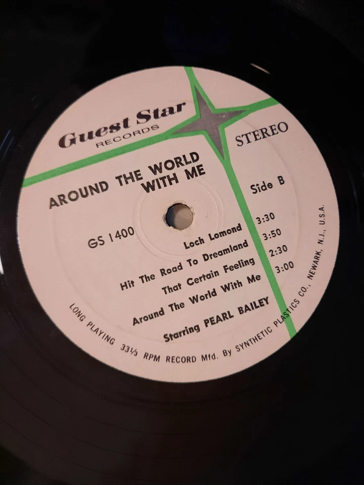 Pearl Bailey Around the World with Me. LP Vinyl Record Album GS-1400 12" 33 RPM - Image 3 of 4