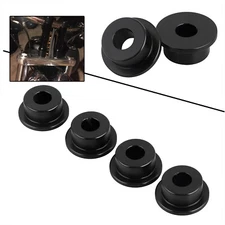 Black Handlebar Riser Bushings Mount For Harley Softail Sportster 883 Low Rider