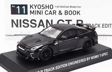 Nissan GT-R Track Edition NISMO T-Spec - Purple w/Book 1:64 Kyosho K 07067TP