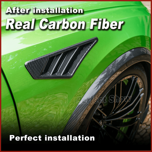 Guardabarros lateral de carbono para Audi Q8 SQ8 RSQ8 2019-2024 DRY Splitter Fender Vent - Imagen 3 de 11