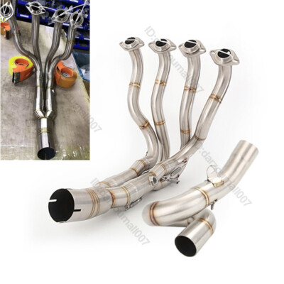 For Kawasaki Ninja ZX6R ZX636 2009-2023 Full System Exhaust 51mm Header Mid Pipe