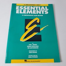 Essential Elements Book 2 Bb Tenor Saxophone Comprehensive Band Method