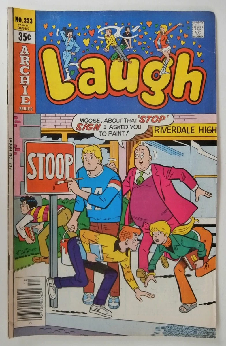 LAUGH 333 Archie Comic Book “Stoop” (Casual S*x) Risque Adult Innuendo  Cover !! | eBay