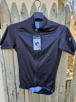 Assos Mille GT C2 Black Cycling Jersey Short Sleeve Size Small