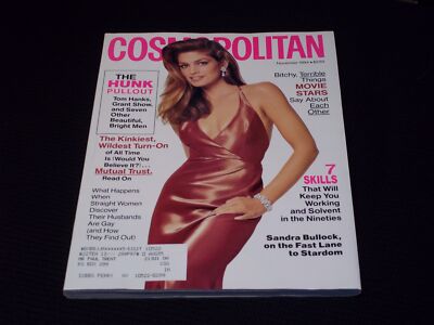 1994 NOVEMBER COSMOPOLITAN MAGAZINE - CINDY CRAWFORD FRONT COVER - E 13967