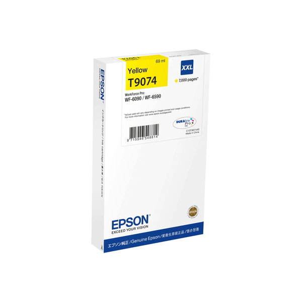 Epson C13T90744N Tintenpatrone Gelb 69 Ml Epson Durabrite Pro Original-image