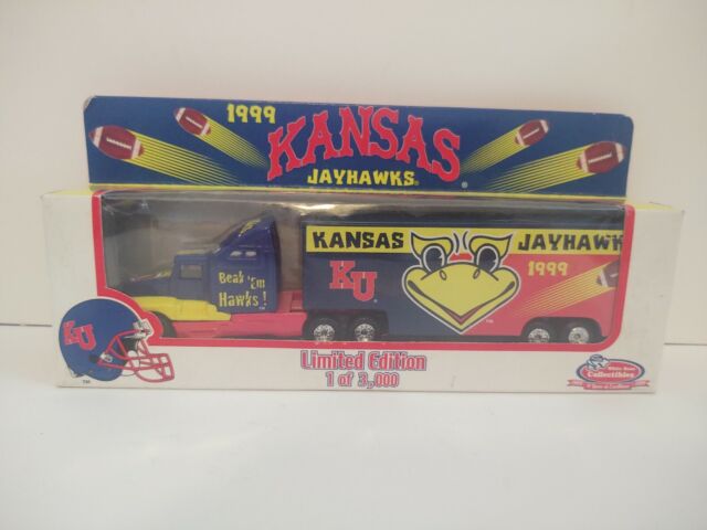 Kansas KU Jayhawks Basketball Collectible Semi Truck 1:80 scale