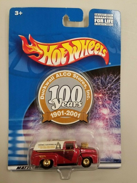 Hot Wheels 100 Years Duckwall Alco Stores Inc Car Shipboxbubble Wrap 32