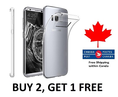 Fits Samsung Galaxy S8 S8 Plus Phone Case Crystal Clear TPU Gel