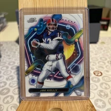 2023 Topps Composite Jim Kelly Cosmic Chrome White Hole Refractor Bills Ssp