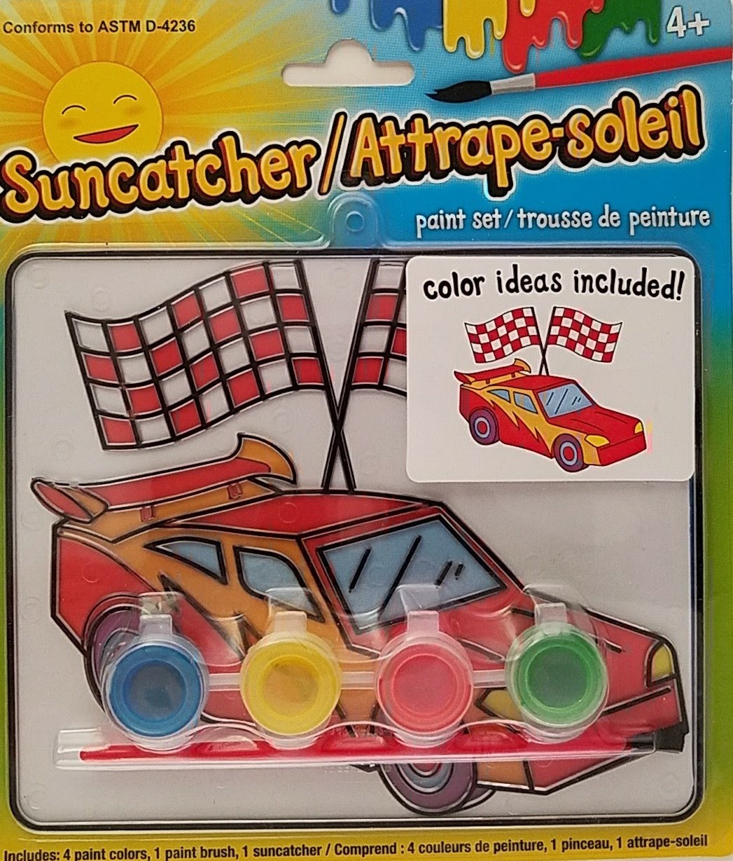Plastic Suncatcher Paint Craft Kits Suncatchers 4.7"H x 5.7"W, Select