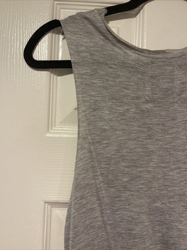 Zoe Karssen Keep Paris Burning Skull Tank Top Grey Size XXS - Picture 6 of 9
