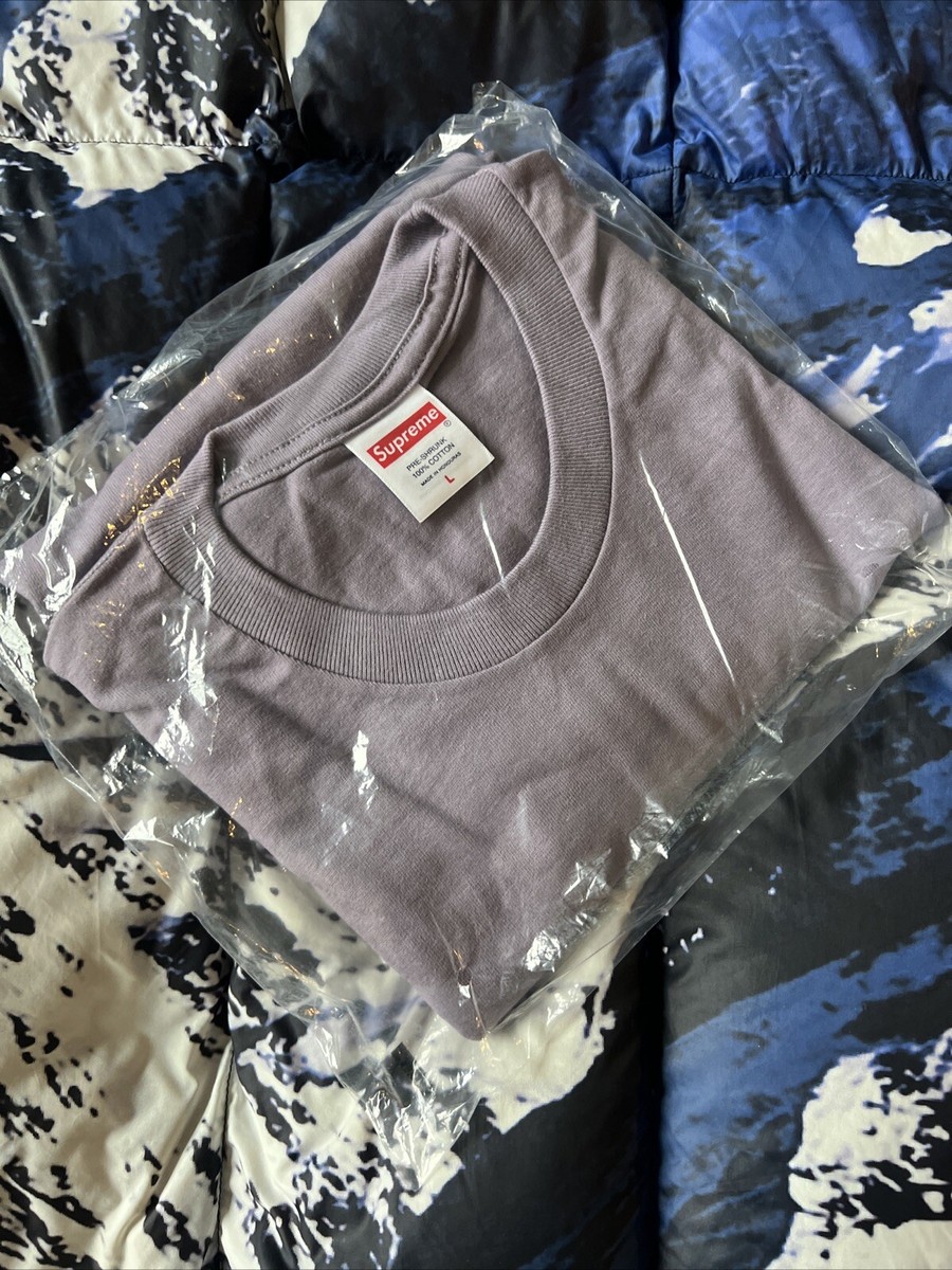 Supreme Snow White Tee T-Shirt Size L Large Dusty Purple NEW