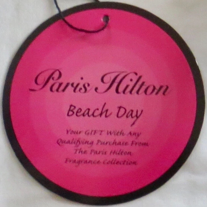 Bolso de Playa Grande Paris Hilton Bolso de Día NUEVO Rosa Negro Transparente Barbie-Digno Cartera Foto 3 de 4