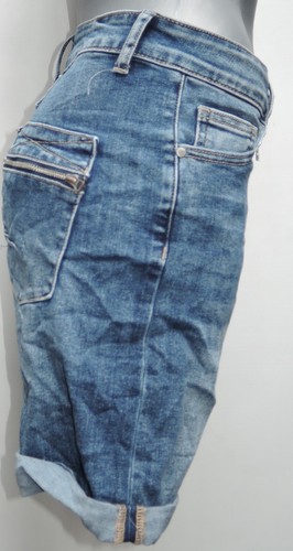 STYLISHE JEANS SHORTS BERMUDA KURZE HOSE SHORT HOSE BLUE DENIM BLAU - Bild 2 von 4