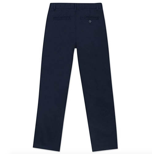 Nautica Husky Boys' Uniform Skater Twill Pant, Navy, X-Large/18 - Husky - Picture 2 of 2