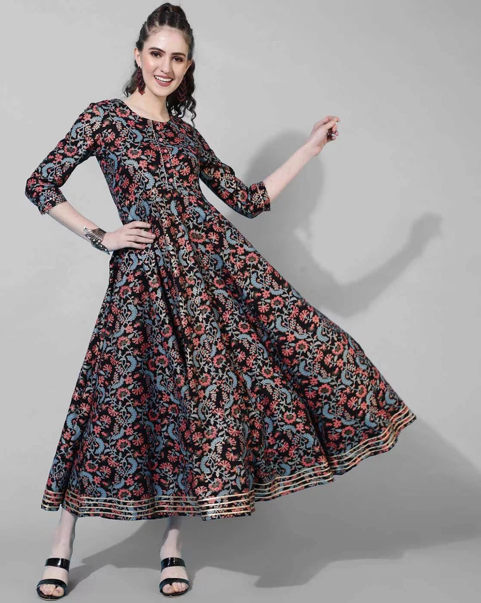 Accessories with top long kurtis