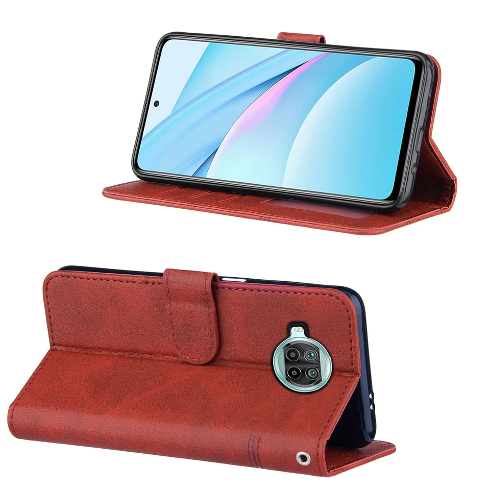 PU Leather Case for Xiaomi Redmi 9A 9i 9AT Note 9S 10 Magnetic Wallet Flip Cover - Image 4 of 4