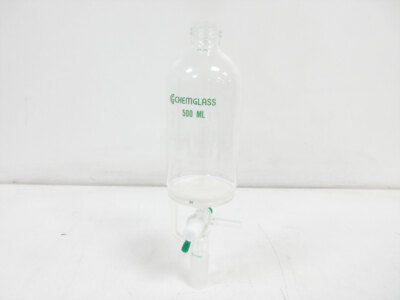 CHEMGLASS CG-1866-06 500ML PEPTIDE SYNTHESIS VESSEL SOLID PHASE VACUUM MEDIUM