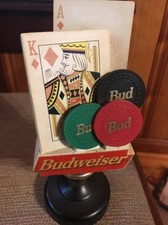 BUDWEISER BLACKJACK BUD BEER TAP HANDLE GAMBLING POKER CASINO LAS VEGAS
