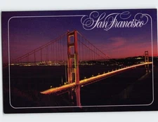 Postcard Golden Gate Bridge San Francisco California USA